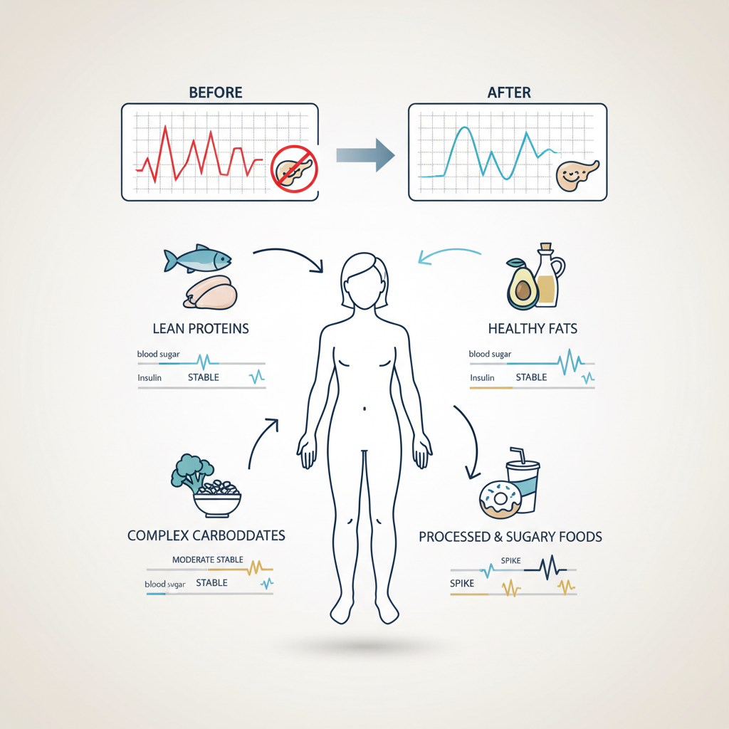 Best Diet for Insulin Resistance: A Complete Guide - Infographic illustration