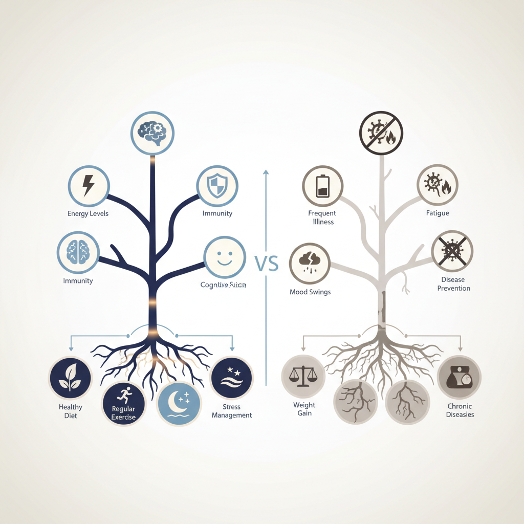 The Importance of Metabolic Health in Modern Life - Infographic illustration