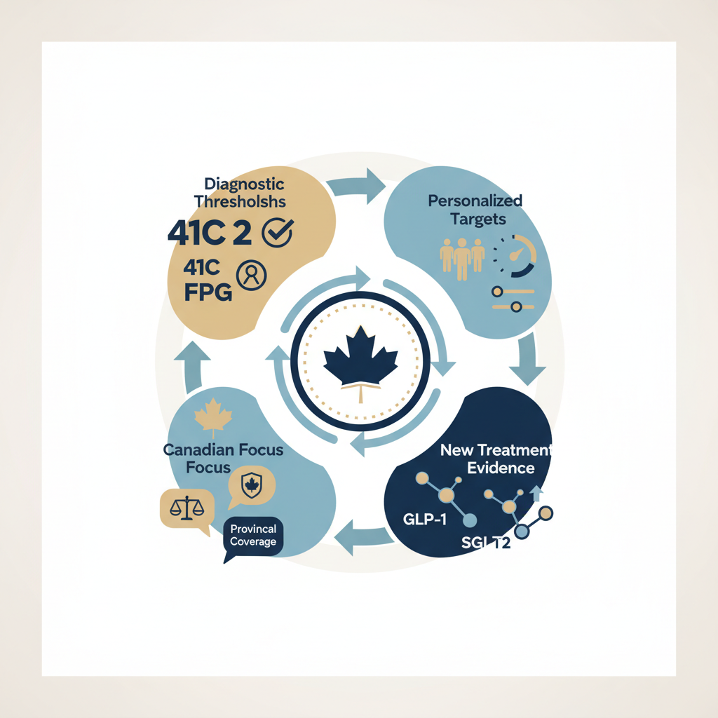 Diabetes Canada Guidelines 2026: Key Updates for Canadians - Infographic illustration