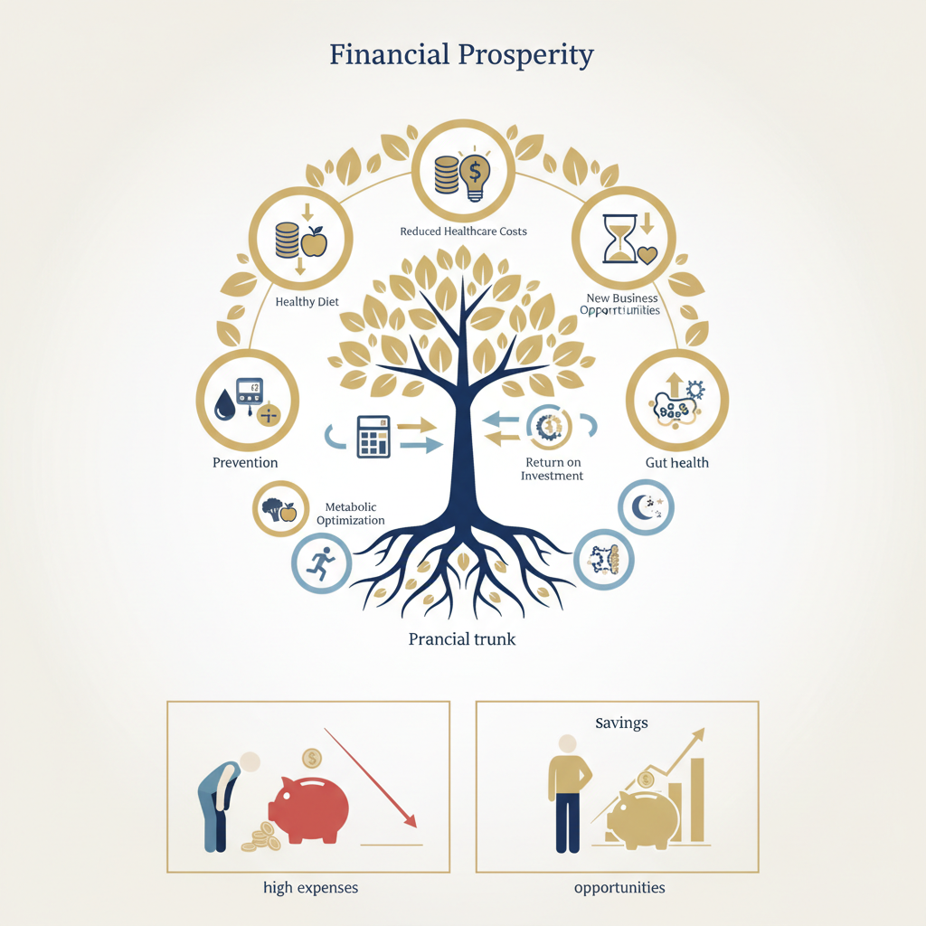 Why Health Is Your Greatest Financial Asset — Health Investment ROI - Infographic illustration