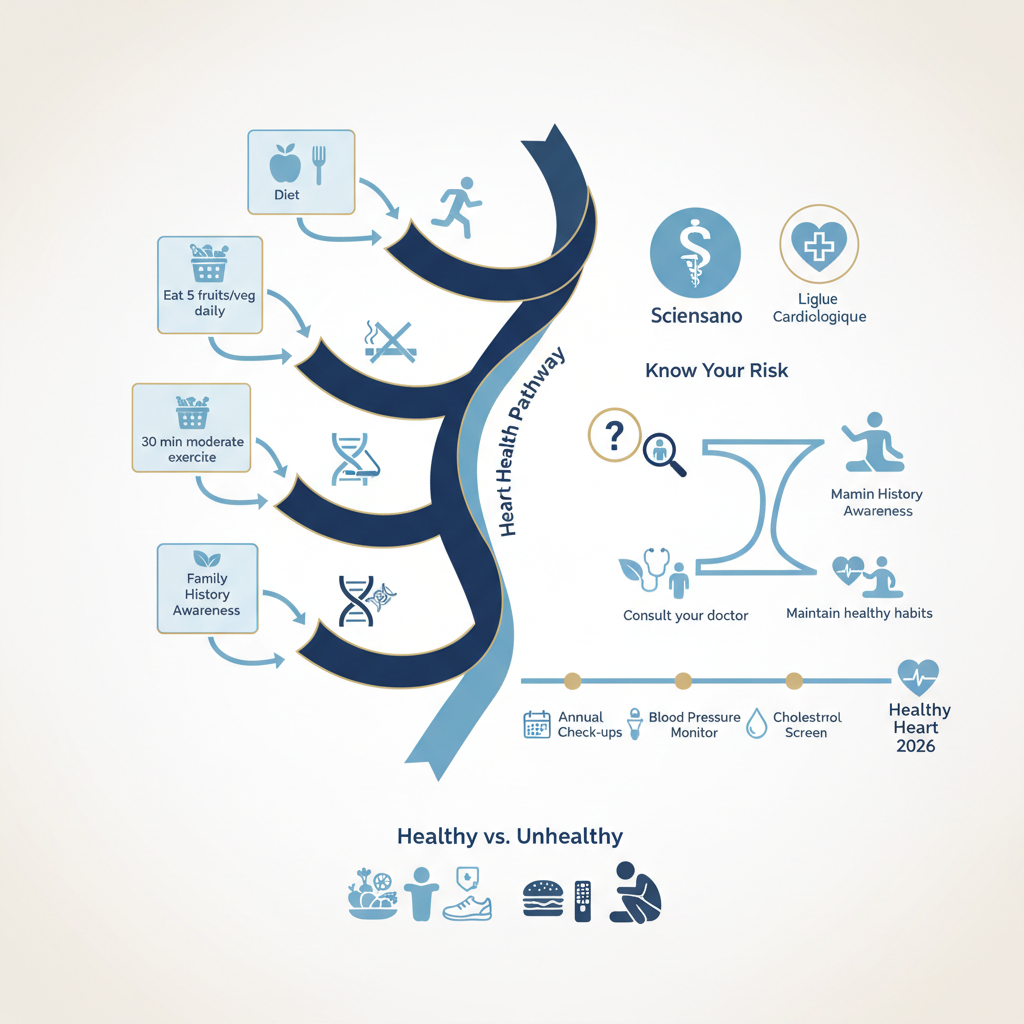 Heart disease Belgium prevention 2026 — Belgian Heart League guide - Infographic illustration