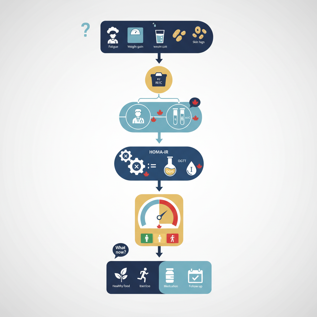 Insulin resistance test Canada: Where and how to get tested (2026 guide) - Infographic illustration