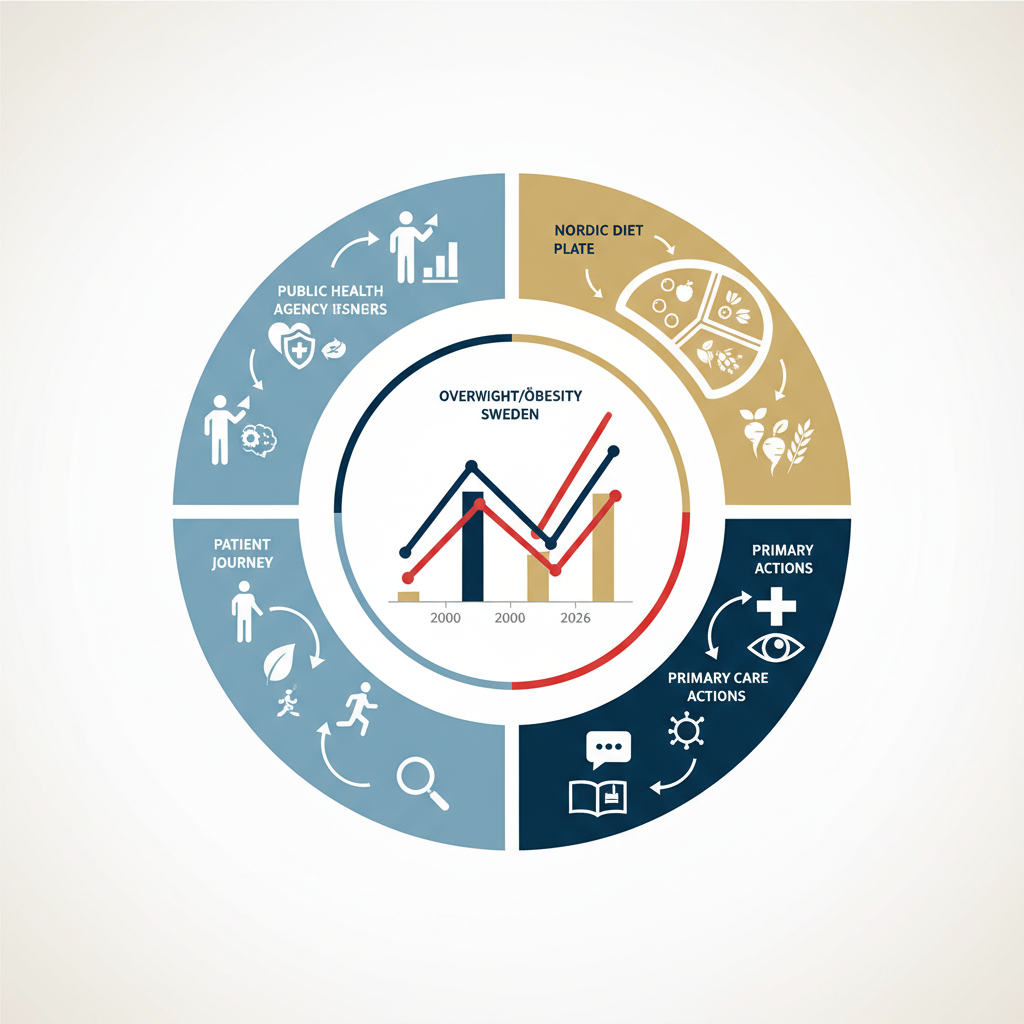 Metabolic Health Sweden Public Health Report: Key Findings 2026 - Infographic illustration