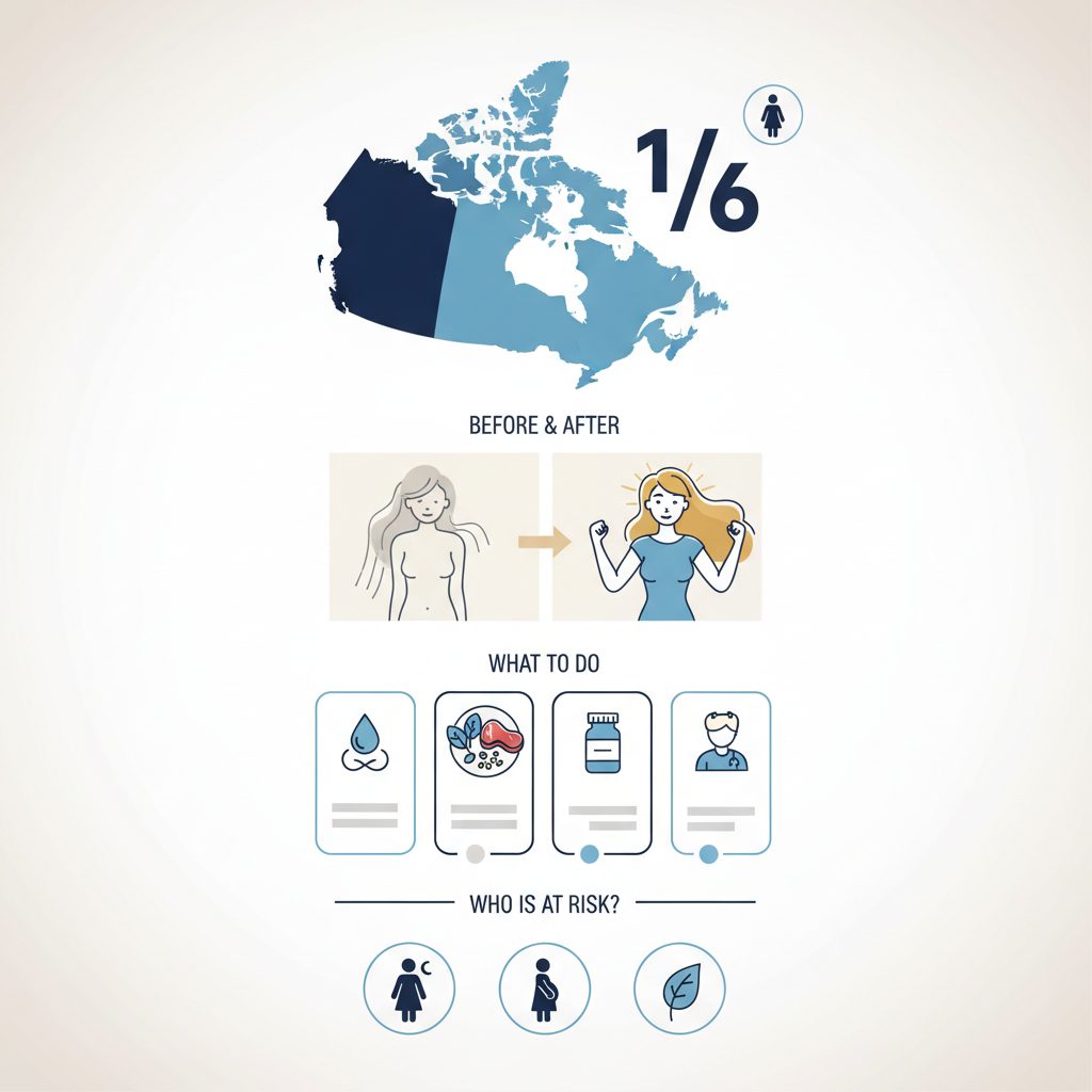 Iron Deficiency Canada Women: A Hidden Epidemic & Practical Guide - Infographic illustration