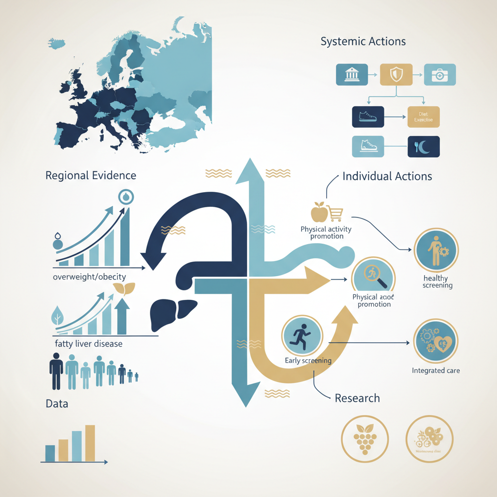 Metabolic health WHO Europe report: key findings & action plan - Infographic illustration