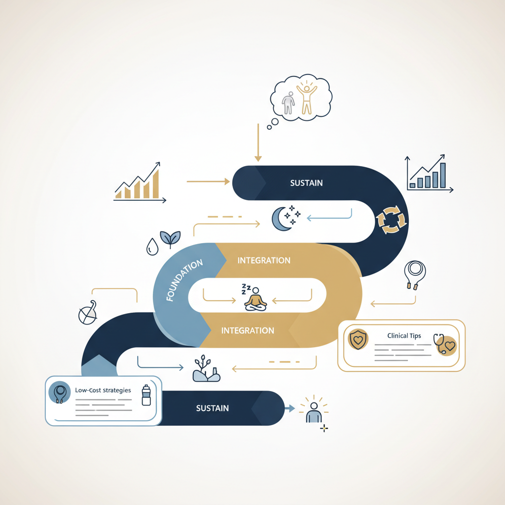 How to Build Sustainable Health Habits: A Practical 90-Day Plan - Infographic illustration