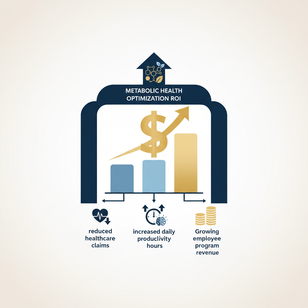 The Hidden ROI of Metabolic Health Optimization (metabolic health optimization ROI) - Infographic illustration
