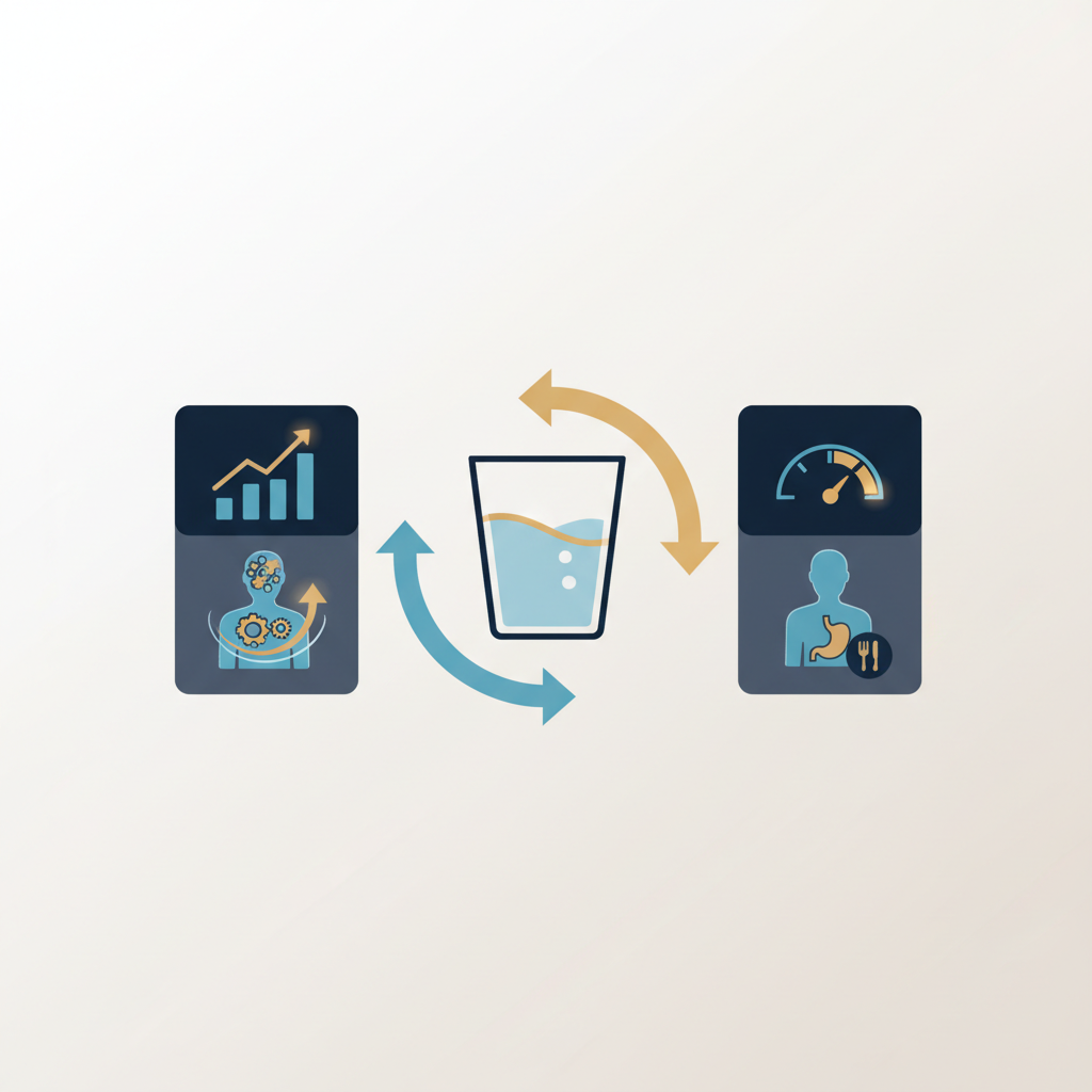 Water Benefits for Weight Loss: Why Hydration Is the Secret to a Lean Body - Infographic illustration