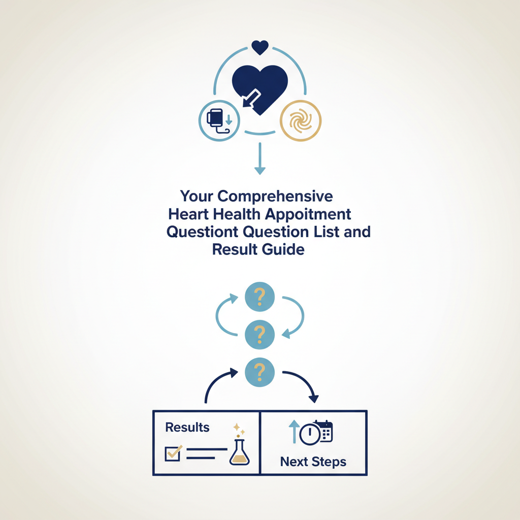 Your Comprehensive Heart Health Appointment Question List and Result Guide - Infographic illustration