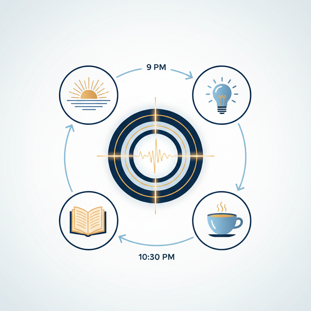 Building a Consistent Bedtime Routine: The Ultimate Guide to Restorative Sleep and Daily Energy - Infographic illustration