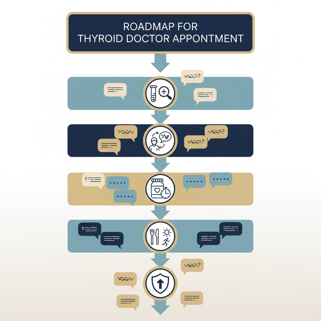 50 Essential Questions for a Thyroid Health Appointment: Empowering Your Health Journey - Infographic illustration