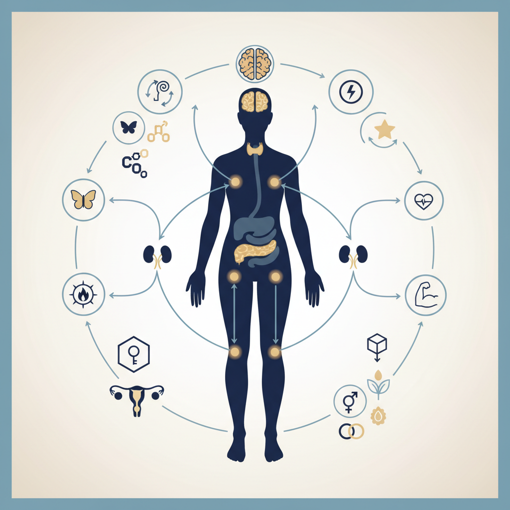 Understanding Hormone Health Terminology: A Comprehensive Guide to Your Endocrine System - Infographic illustration