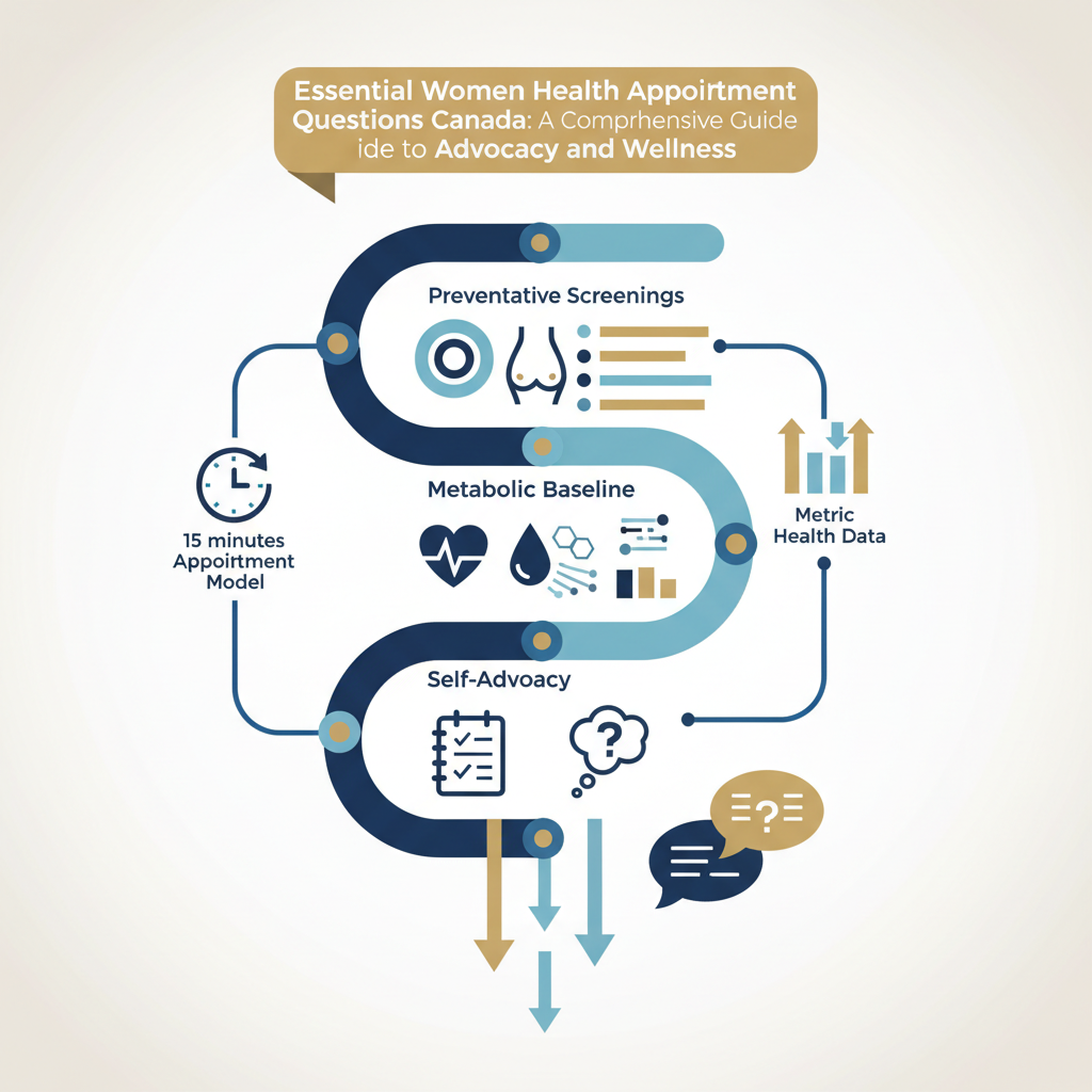 Essential Women Health Appointment Questions Canada: A Comprehensive Guide to Advocacy and Wellness - Infographic illustration