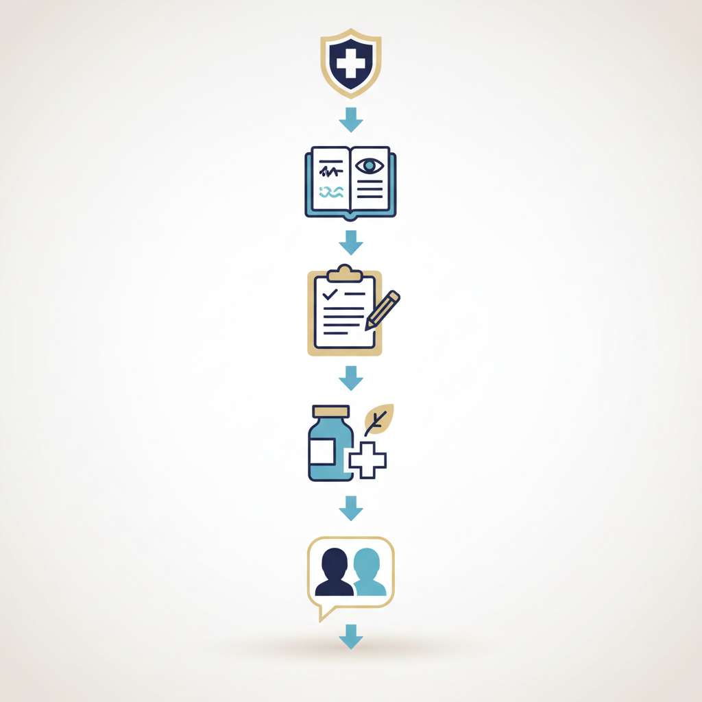 Essential Health Questions to Prepare Before Your Next Medical Appointment - Infographic illustration