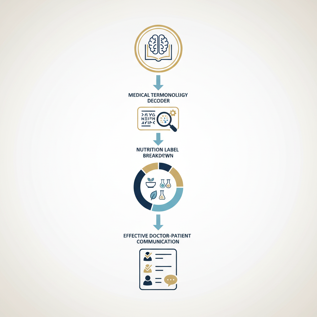 Health Literacy Guide for Al-Ahsa: Essential Knowledge Skills - Infographic illustration