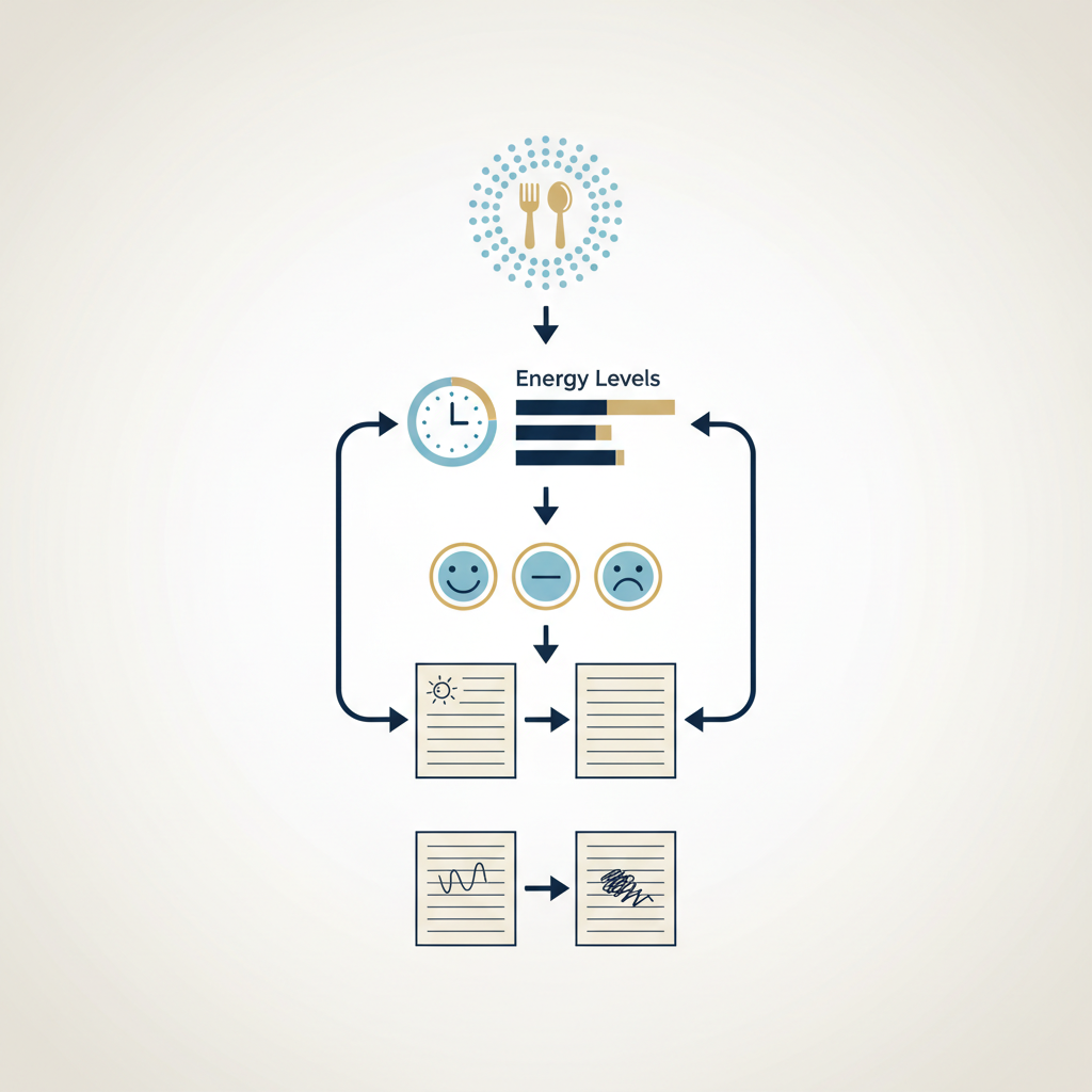 How to Keep a Food and Mood Journal: A Practical Step-by-Step Guide - Infographic illustration