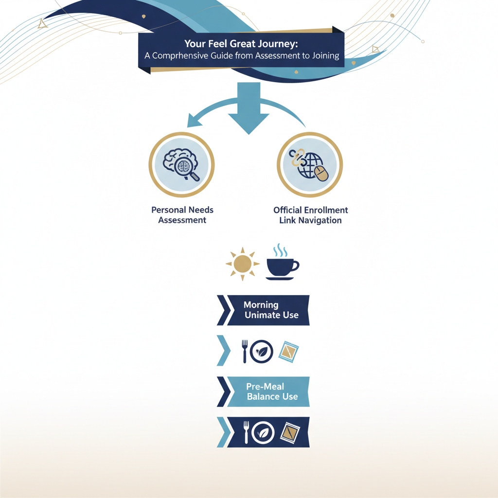 Your Feel Great Journey: A Comprehensive Guide from Assessment to Joining - Infographic illustration