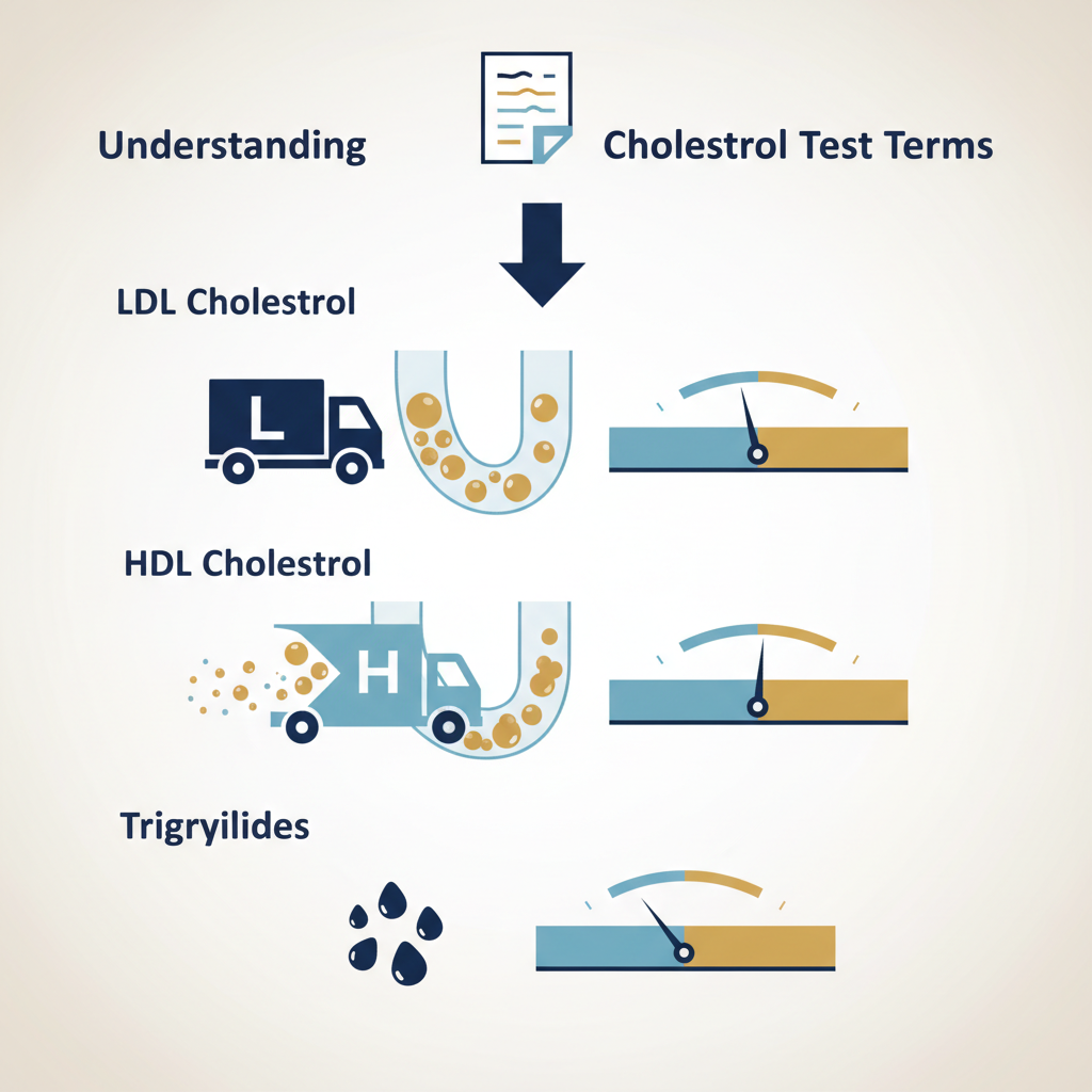 Understanding Cholesterol Test Terms: Your Practical Guide to Decoding Lab Results - Infographic illustration