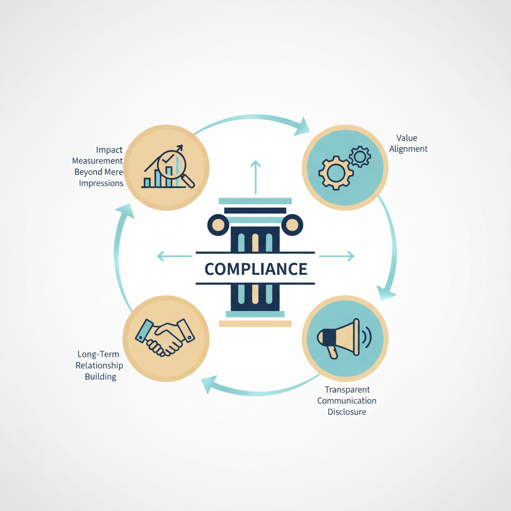 Ethical Content Creator Partnerships: A Professional Framework - Infographic illustration