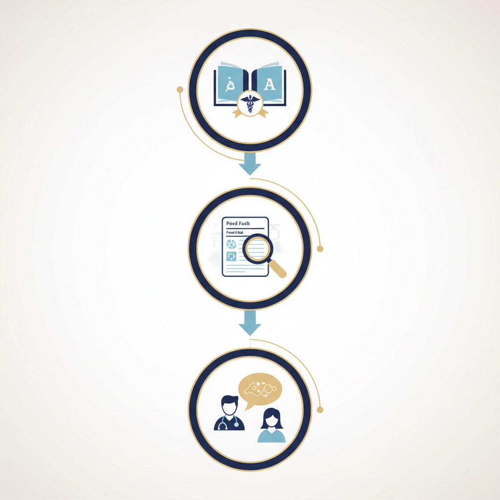 Health Literacy Guide for Al-Ahsa: Cognitive Empowerment Skills - Infographic illustration