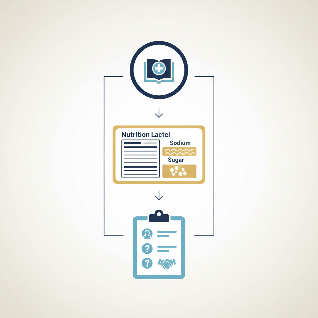 Health Literacy Guide for Al-Ahsa: Evaluating Medical Information - Infographic illustration