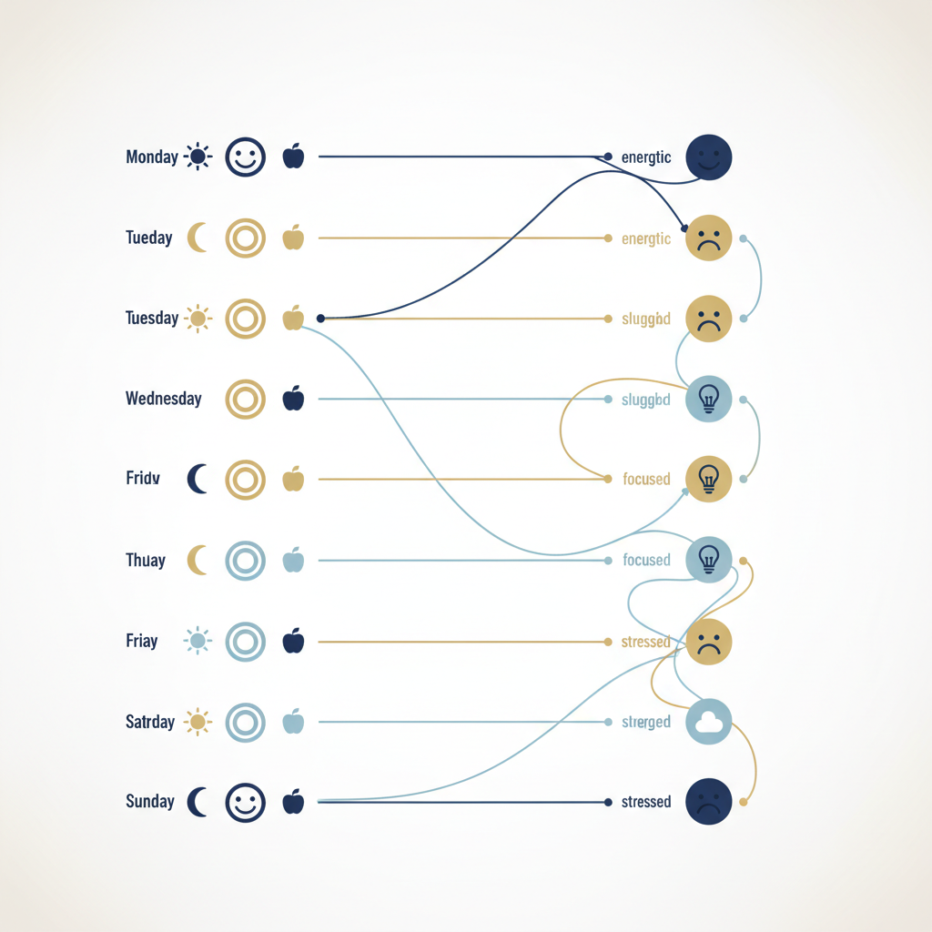 7-Day Food and Mood Journal Challenge: Practical Guide - Infographic illustration